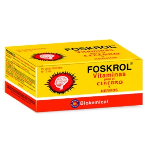 foskrol con ginseng – 15 viales bebibles para recuperar energía, combatir el cansancio y fortalecer la mente 💪🧠