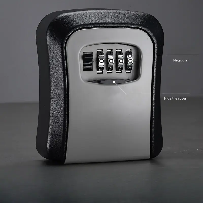 ¡Protege tus llaves sin complicaciones! Caja de Seguridad con Cerradura de 4 Dígitos