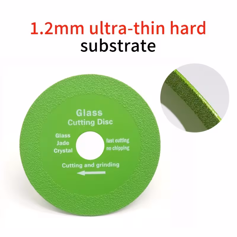 Set de 2 Discos Verdes de Corte de Vidrio de Alta Precisión - Imagen 8