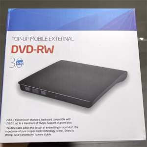 Unidad Óptica Externa Premium USB 3.0 + Tipo-C | Grabadora y Reproductor de CD/DVD Portátil
