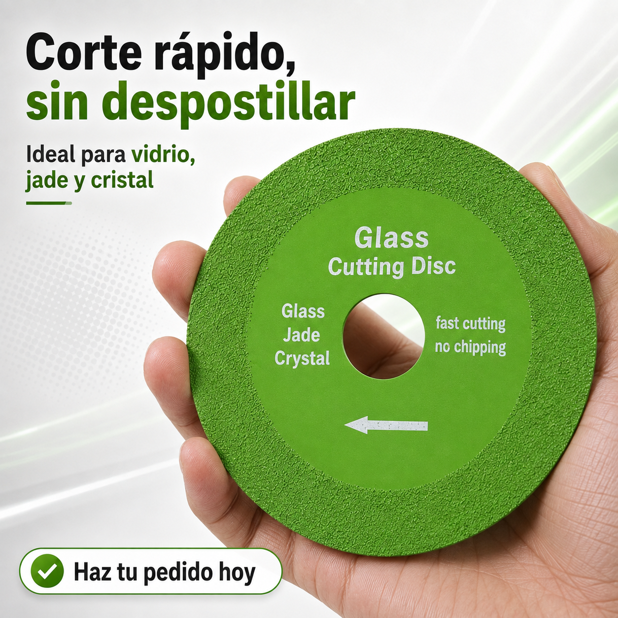 Pack de 3 Discos de Corte de Vidrio y Cerámica de Alta Precisión (4") – Corte Limpio sin Astillar - Imagen 5